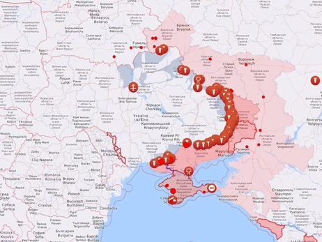Карта боевых действий в Украине: 31.12.2022