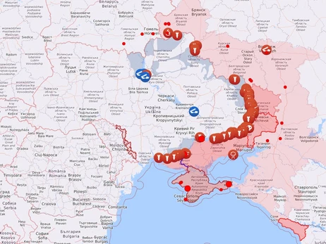 Карта бойових дій в Україні: 03.01.2023