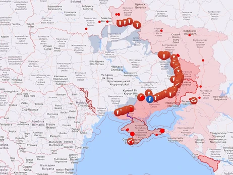 Карта боевых действий в Украине: 05.01.2023