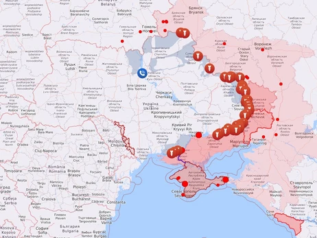 Карта боевых действий в Украине: 06.01.2023