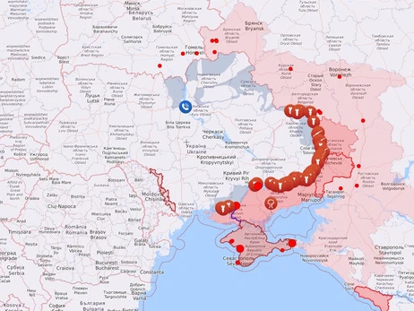 Карта боевых действий в Украине: 07.01.2023