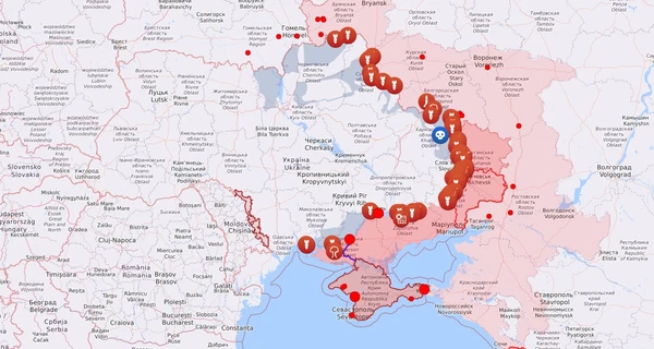 Карта бойових дій в Україні: 10.01.2023