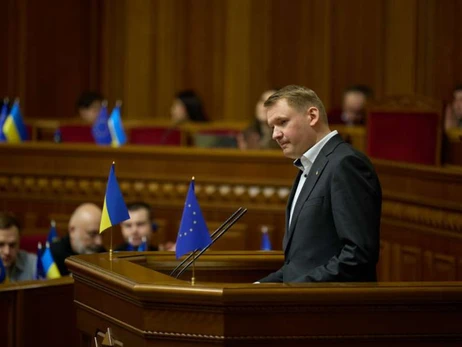 Спикер парламента Латвии выступил в Верховной Раде на украинском языке