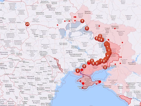 Карта боевых действий в Украине: 13.01.2023