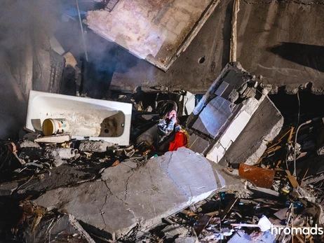 Удар по дому в Днепре: разрушены 72 квартиры, количество погибших возросло до 12 