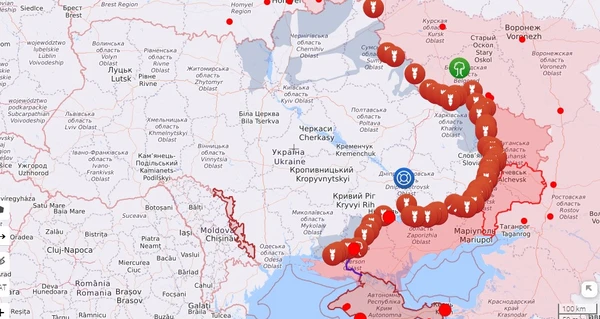 Карта бойових дій в Україні: 16.01.2023