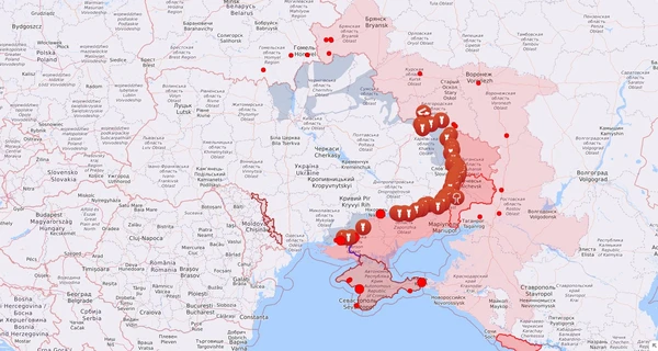 Карта бойових дій в Україні: 18.01.2023
