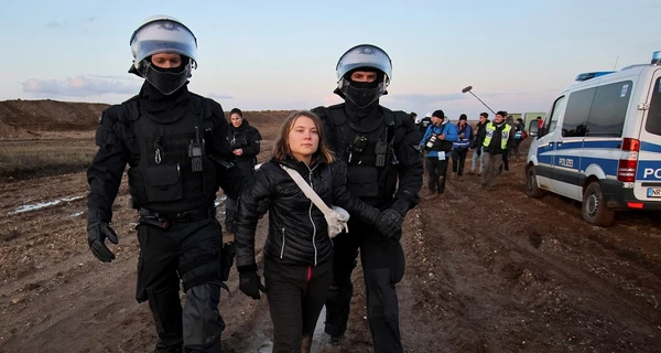 У Німеччині на протесті екоактивістів силовики затримали Грету Тунберг
