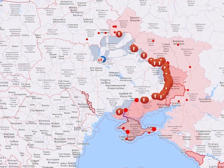 Карта боевых действий в Украине: 19.01.2023