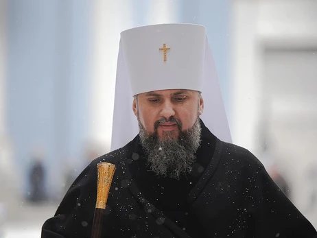 Глава ПЦУ во второй раз проводит богослужение в Киево-Печерской лавре