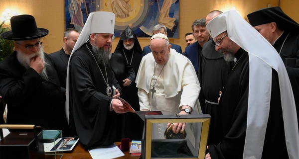 Представители украинских церквей впервые вместе встретились с Папой Римским в Ватикане