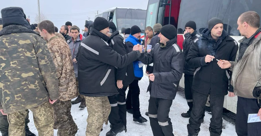 Украина вернула домой из российского плена 116 защитников