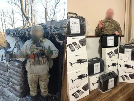 Факт. Военные на Донецком направлении получили дроны и генераторы от «Фундации Течия» и Олега Крота