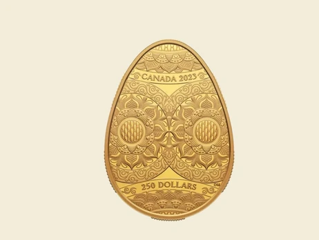 Монетный двор Канады передаст Украине всю выручку от продажи монет с писанкой