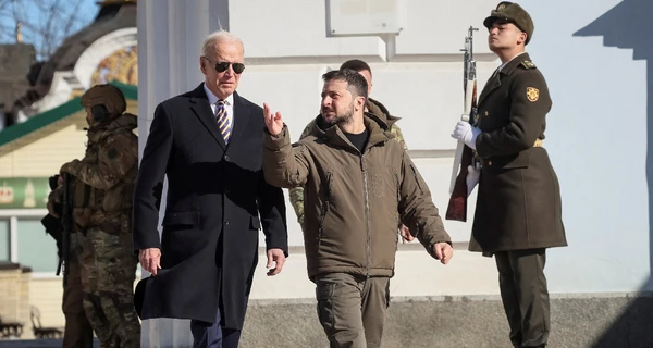 Президент США Джо Байден приехал в Киев с необъявленным визитом