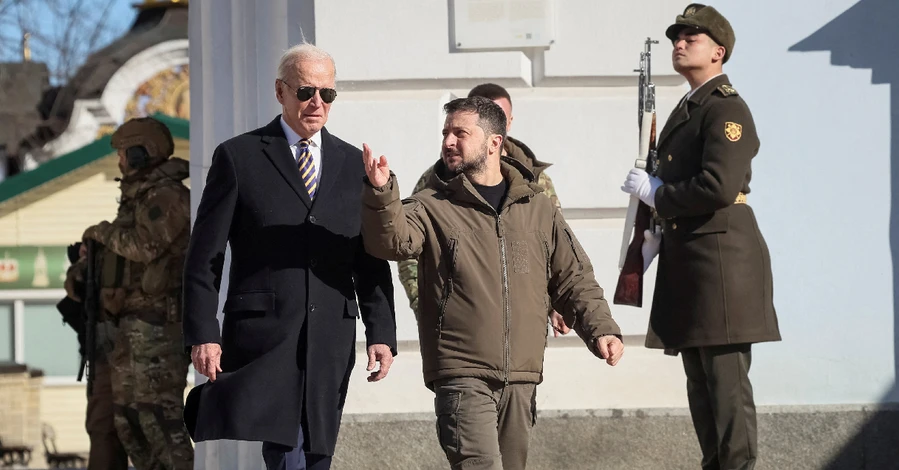 Президент США Джо Байден приїхав до Києва з неоголошеним візитом