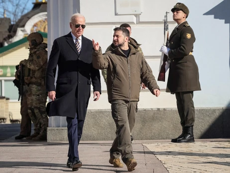 Президент США Джо Байден приехал в Киев с необъявленным визитом
