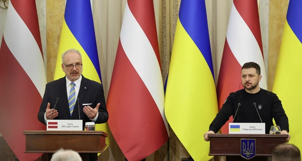 Зеленский и президент Латвии встретились во Львове
