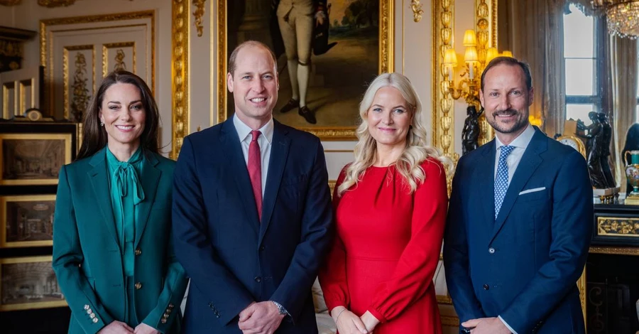 Принц Вільям і Кейт Міддлтон зустрілися зі спадкоємцем норвезького престолу та його дружиною