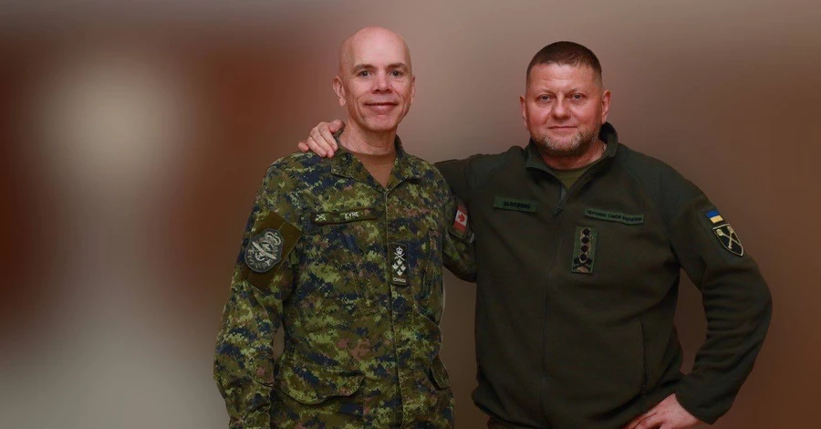 Голова Штабу оборони Збройних сил Канади приїхав до України та зустрівся із Залужним