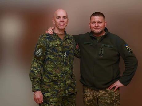 Голова Штабу оборони Збройних сил Канади приїхав до України та зустрівся із Залужним