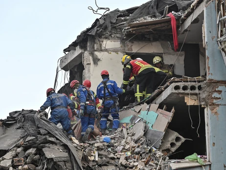 В Запорожье завершили работы на месте разрушенного дома - пять человек считаются пропавшими без вести