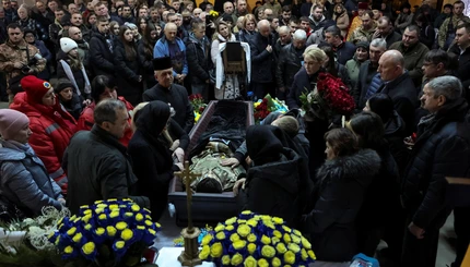 В Киеве прощаются с погибшим Героем Дмитрием «Да Винчи» Коцюбайлом