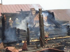 Лесной пожар сжег деревню  