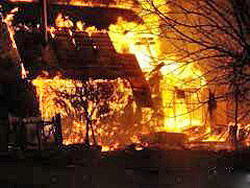 Ночью горело студенческое общежитие в Харькове 
