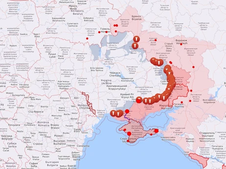 Карта бойових дій в Україні: 22.03.2023