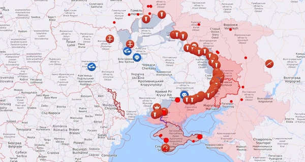 Карта бойових дій в Україні: 23.03.2023
