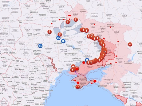 Карта боевых действий в Украине: 23.03.2023