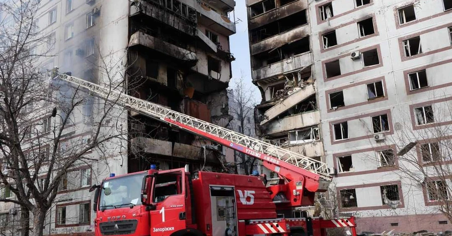 В Запорожье завершили спасательные работы на месте разрушенной многоэтажки - всего 34 пострадавших
