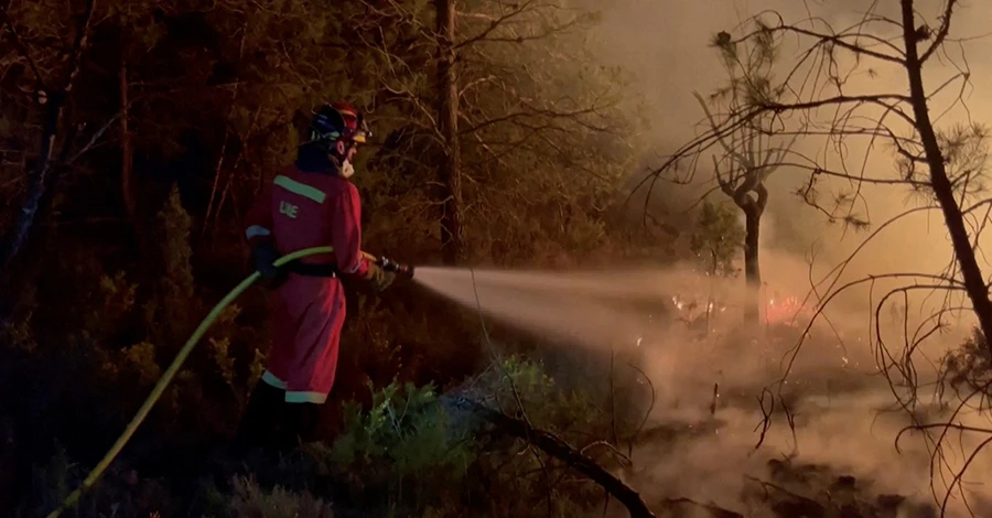 В Испании из-за большого лесного пожара эвакуируют более тысячи человек