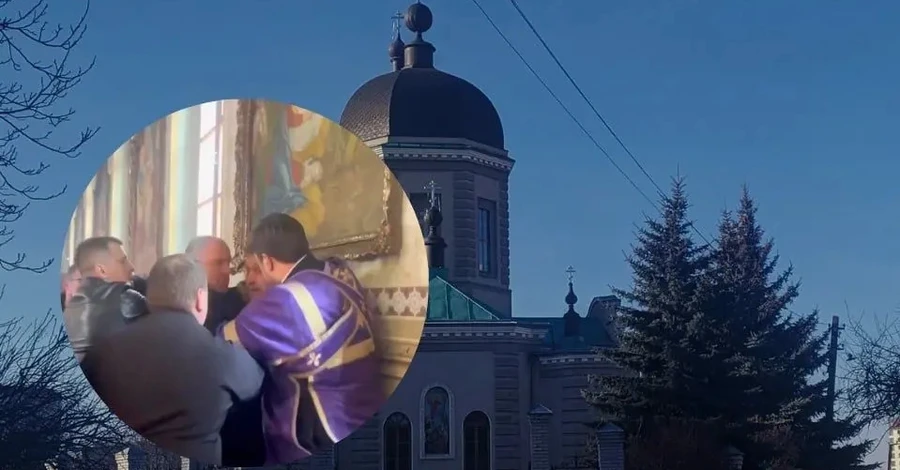 В Хмельницком в церкви УПЦ МП подрались священник и военнослужащий - обоими занялась полиция