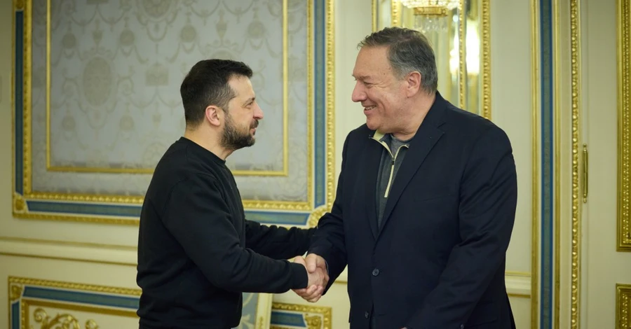 Зеленский встретился с Помпео – экс-госсекретарем и потенциальным кандидатом в президенты США