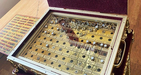 Из Украины пытались незаконно вывезти мощи 80-ти святых 