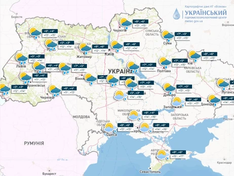 Погода в Украине 10 апреля: тепло и с дождями