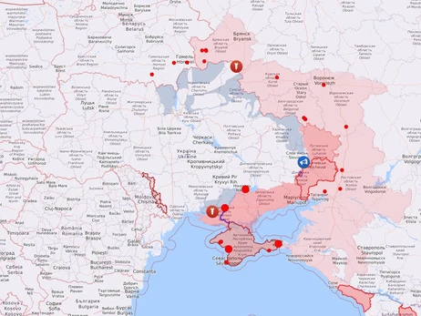 Карта бойових дій в Україні: 10.04.2023