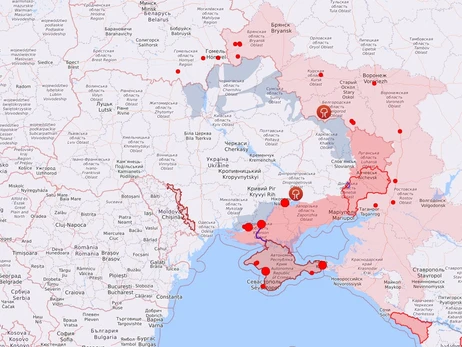 Карта боевых действий в Украине: 17.04.2023