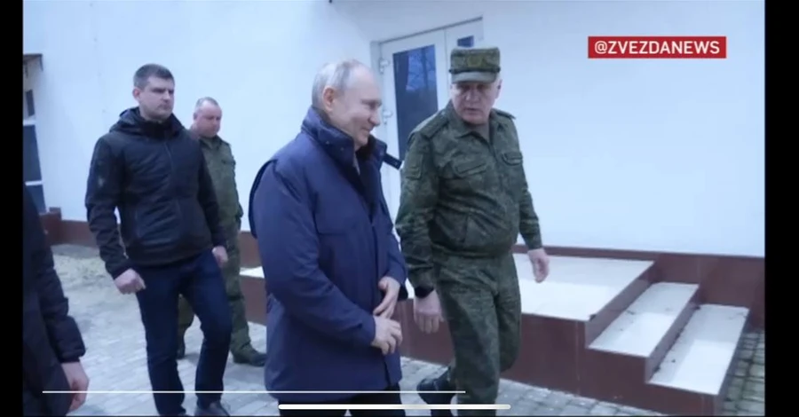 Путин посетил оккупированные части Херсонской и Луганской областей