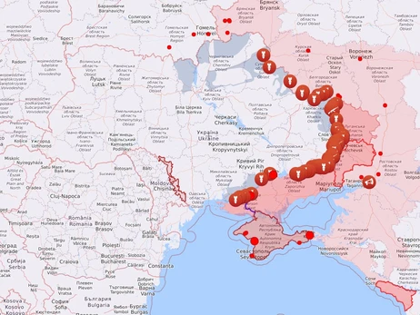 Карта бойових дій в Україні: 18.04.2023