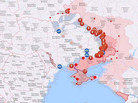 Мапа бойових дій в Україні: 19.04.2023