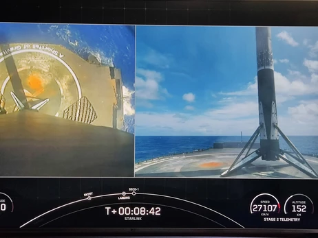 SpaceX вивела на орбіту ще одну партію супутників другого покоління Starlink