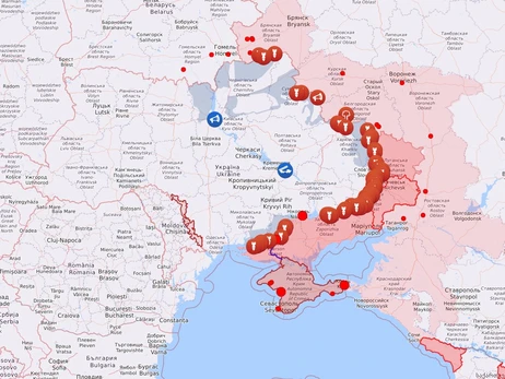 Карта боевых действий в Украине: 21.04.2023