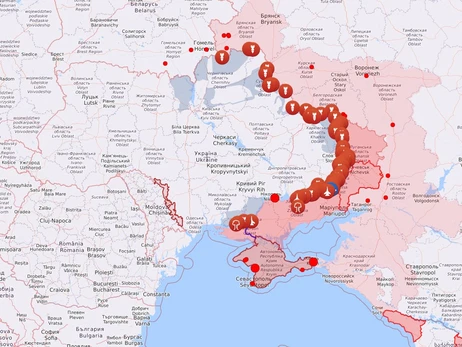 Карта бойових дій в Україні: 25.04.2023