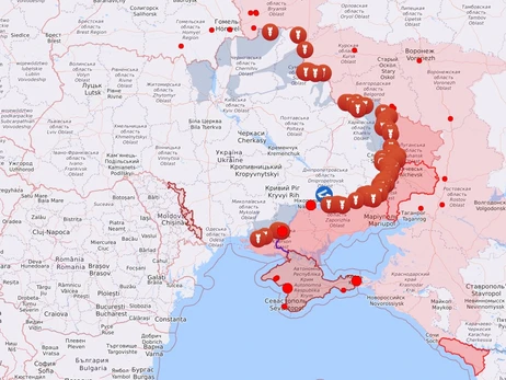 Карта боевых действий в Украине: 26.04.2023