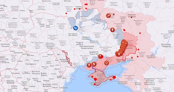 Карта боевых действий в Украине: 28.04.2023