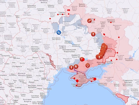 Карта бойових дій в Україні: 28.04.2023