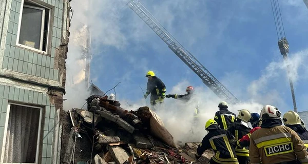 Появилось видео ночного удара РФ по Умани